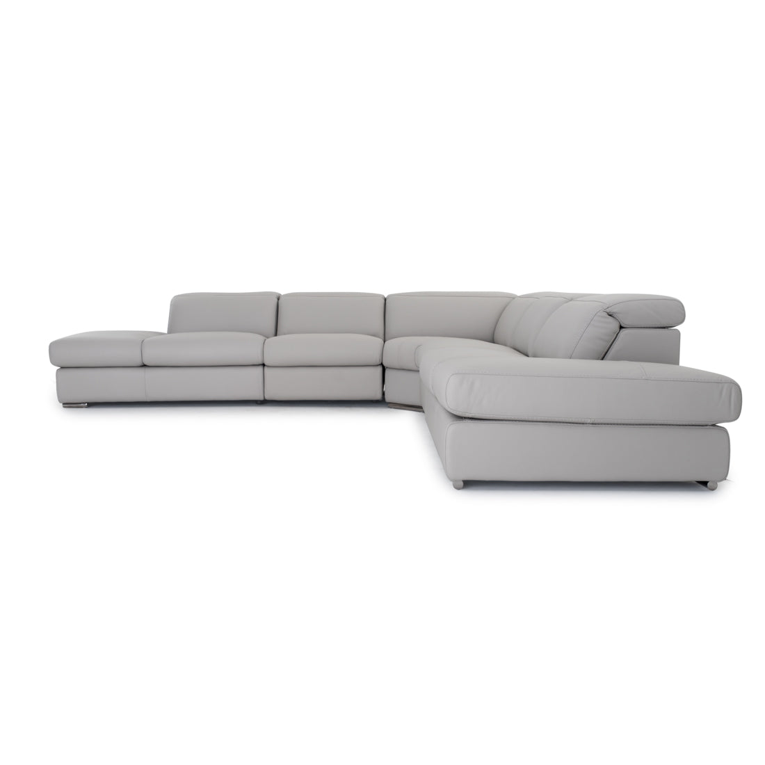 Whitmore Reclining Sectional Sofa Light Grey