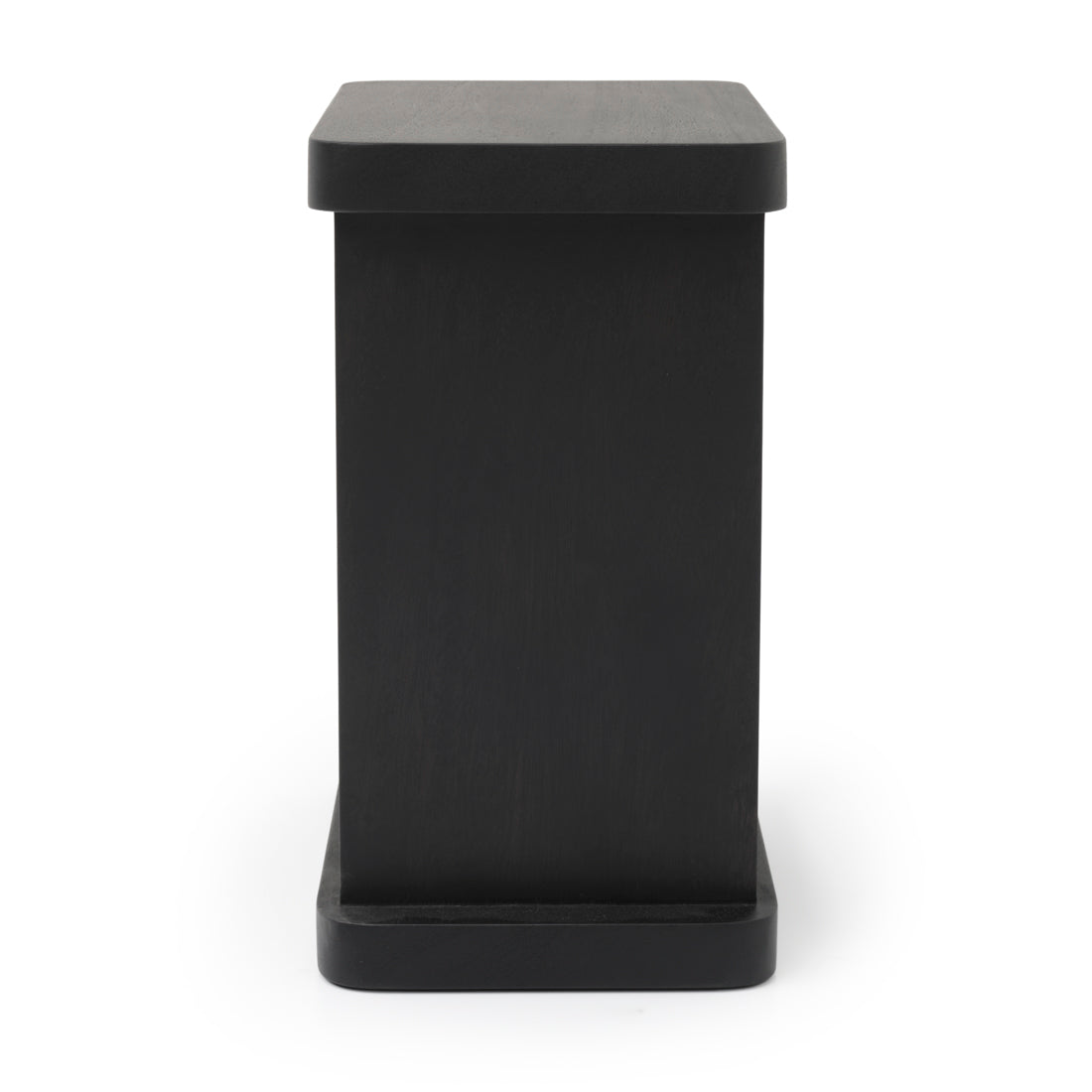 Siya Wood Accent Table Black