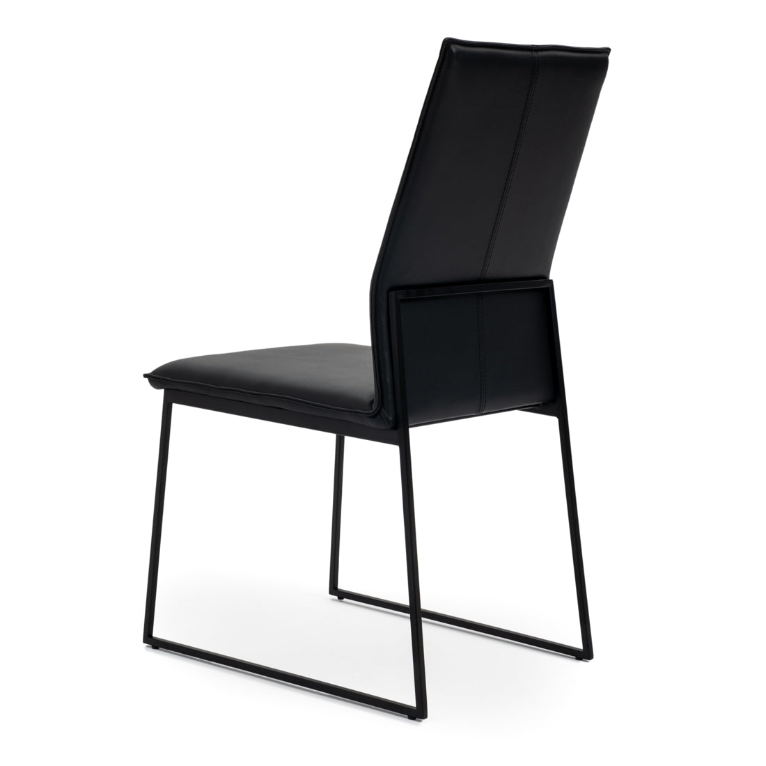Wara Leather Chair Black