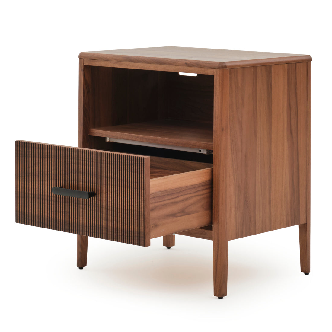 Edriana Right Nightstand Dark Brown