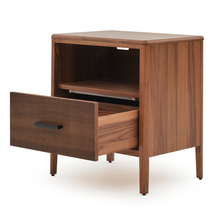 Edriana Right Nightstand Dark Brown