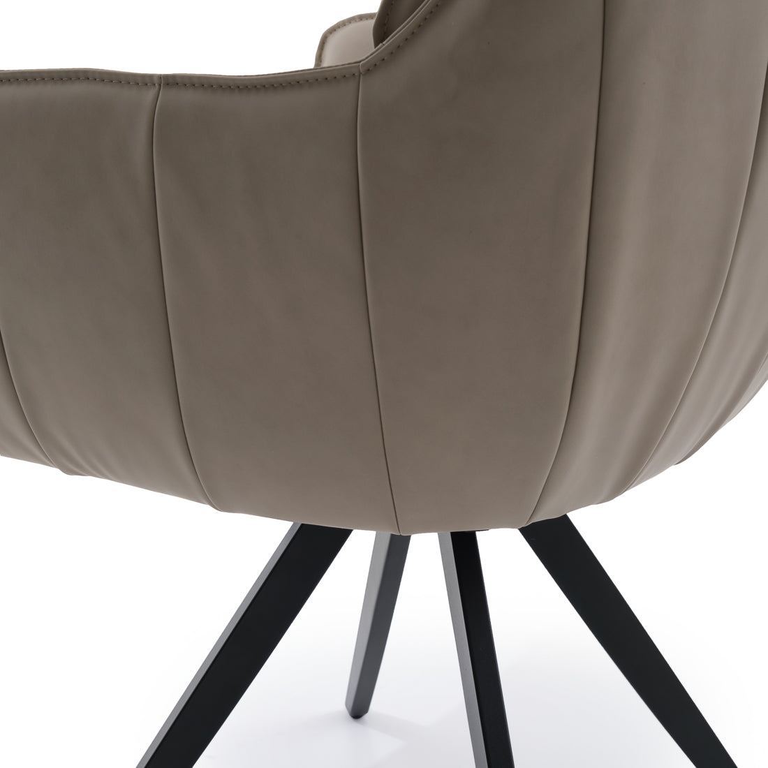 Nahara Swivel Armchair Taupe