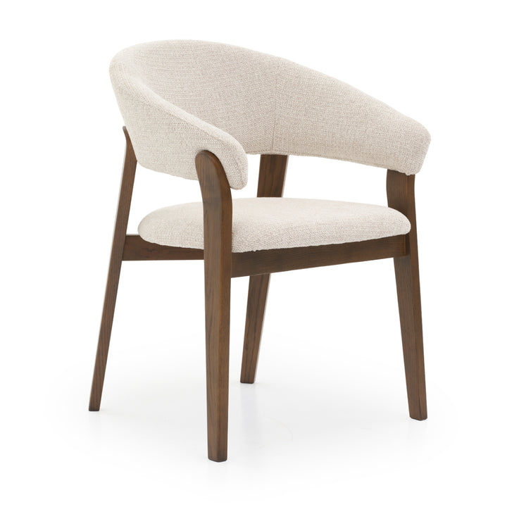 Nimesha Fabric Armchair Light Grey