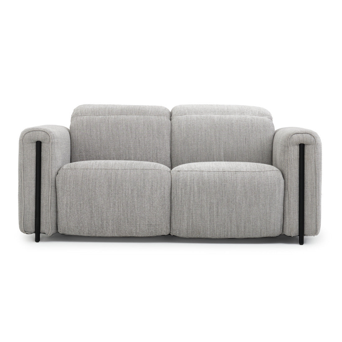 Wilnoir Fabric Reclining Loveseat Light Grey
