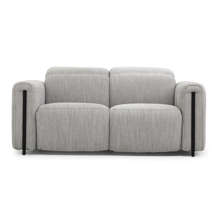 Wilnoir Fabric Reclining Loveseat Light Grey