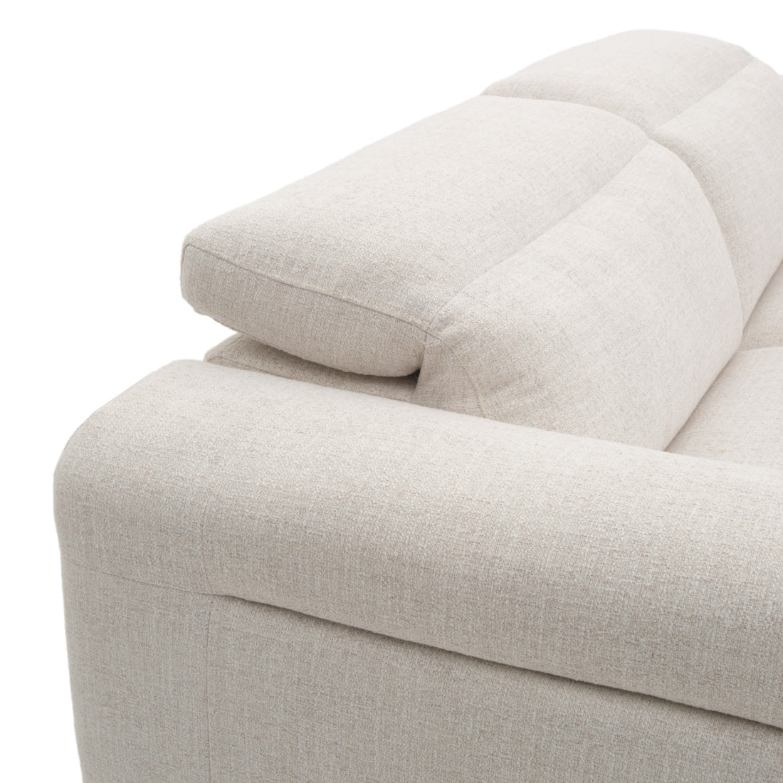 Niguel Fabric Reclining Sofa Beige