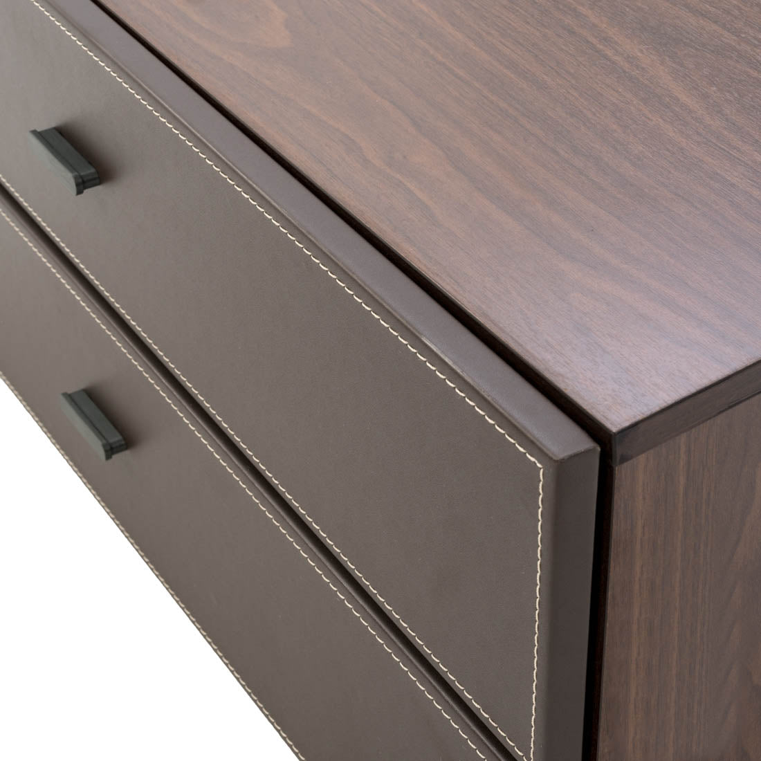 Neghan Wood Bookcase Dark Brown