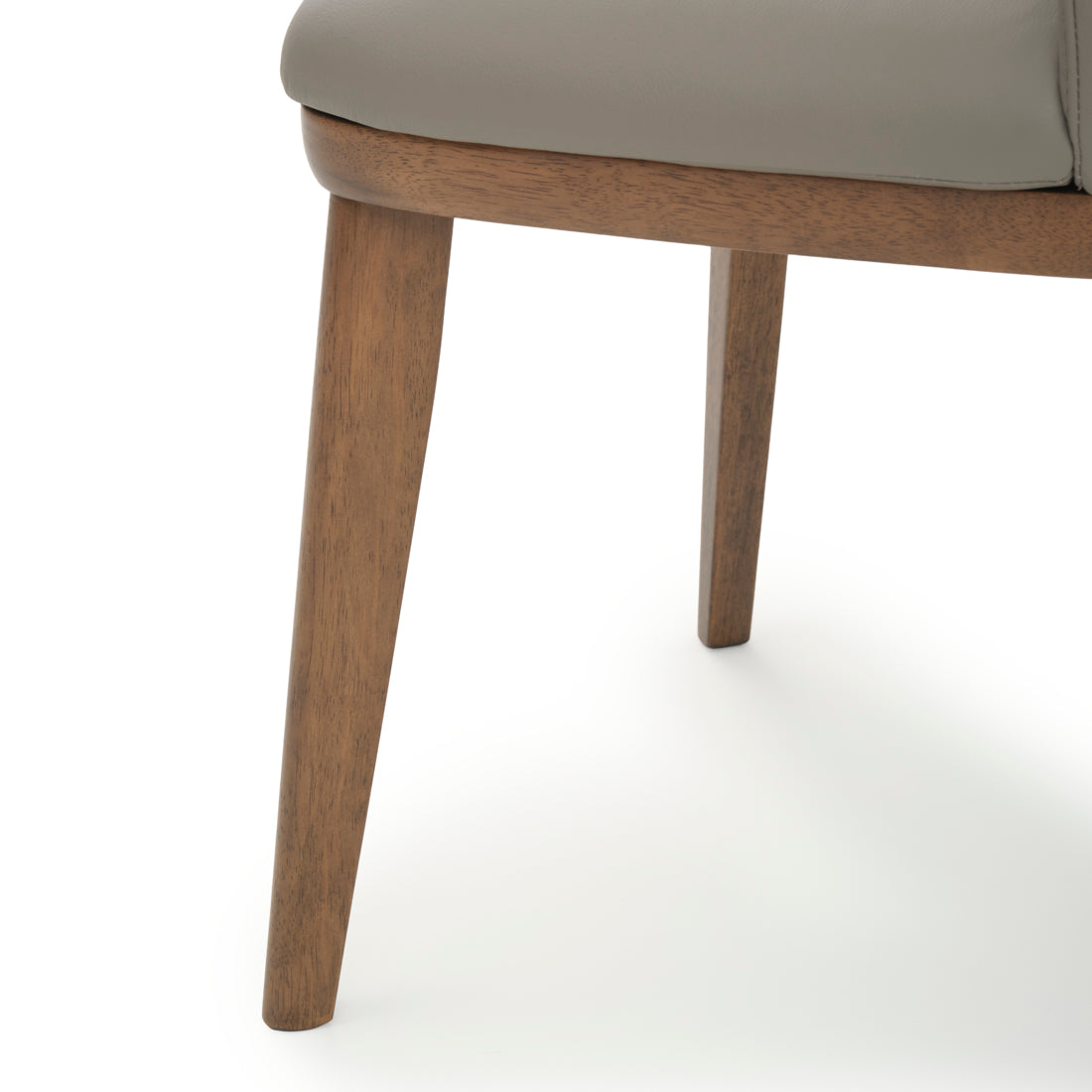 Ewana Leather Chair Dark Grey