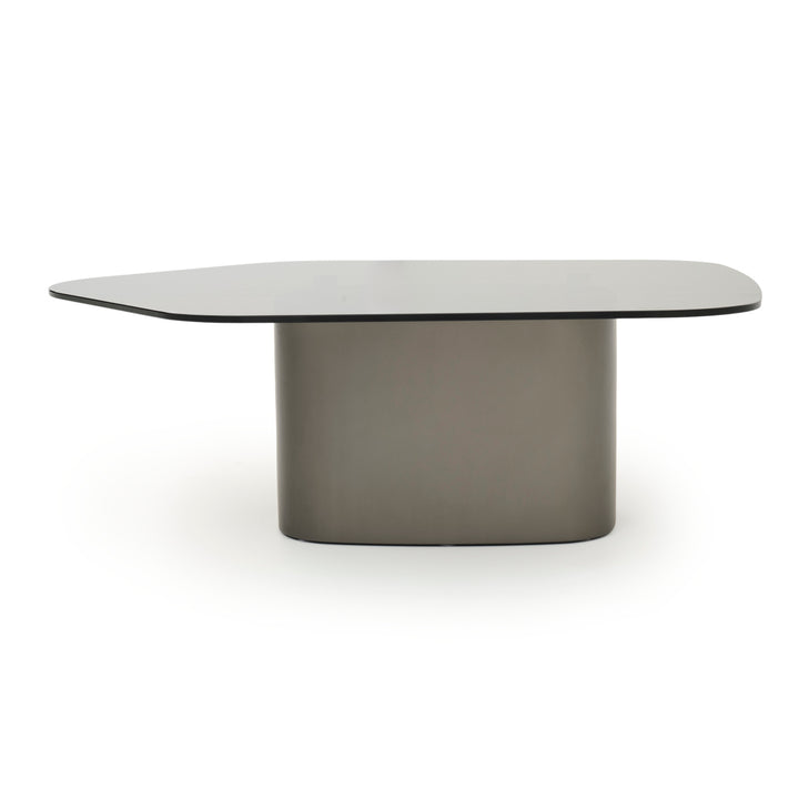 Whitford Glass Coffee Table Dark Grey