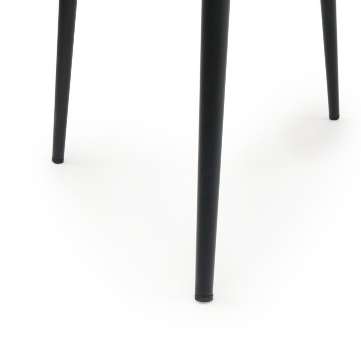 Ebina Fabric Chair Dark Brown