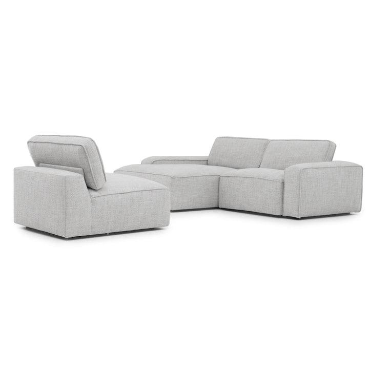 Nash Fabric Modular Set Light Grey