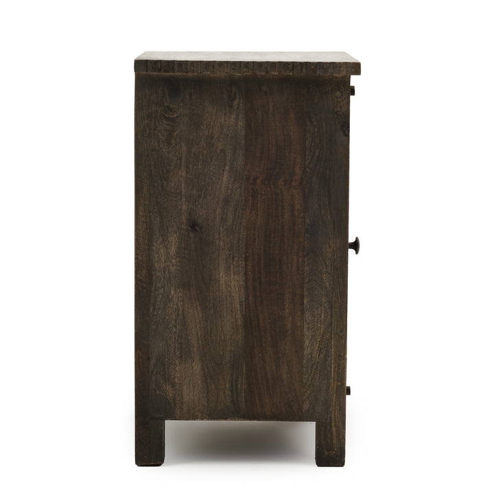 Indira Nightstand Dark Brown