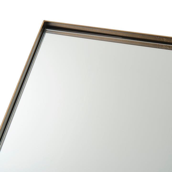 Wanover Wall Mirror Dark Brown