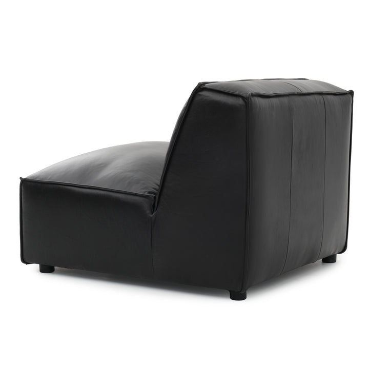 Nook Modular Armless Chair Black