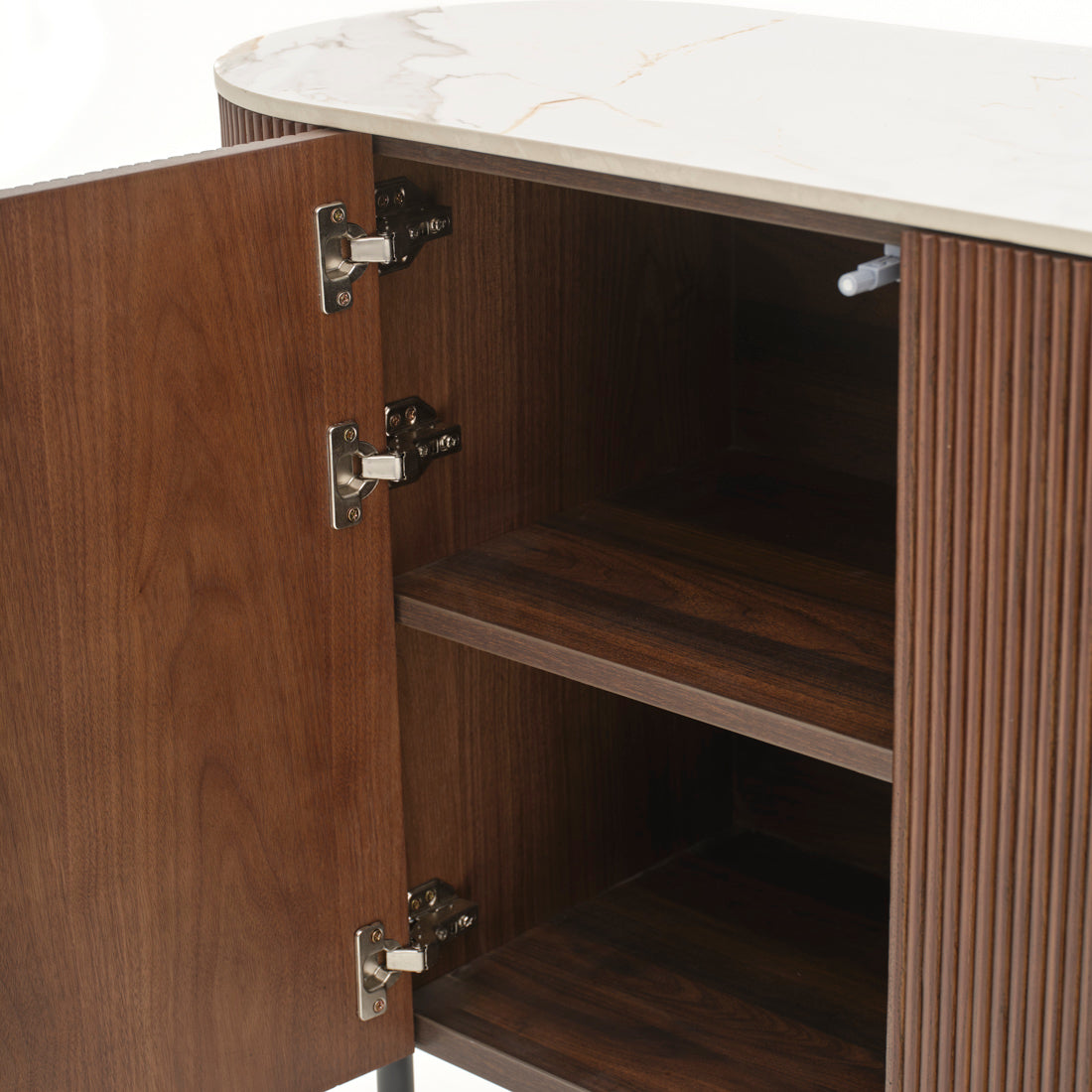 Esmeralda Wood Sideboard Dark Brown