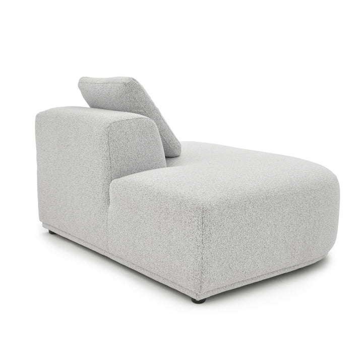 Willowdale Modular Chair W. Left Bumper Light Grey