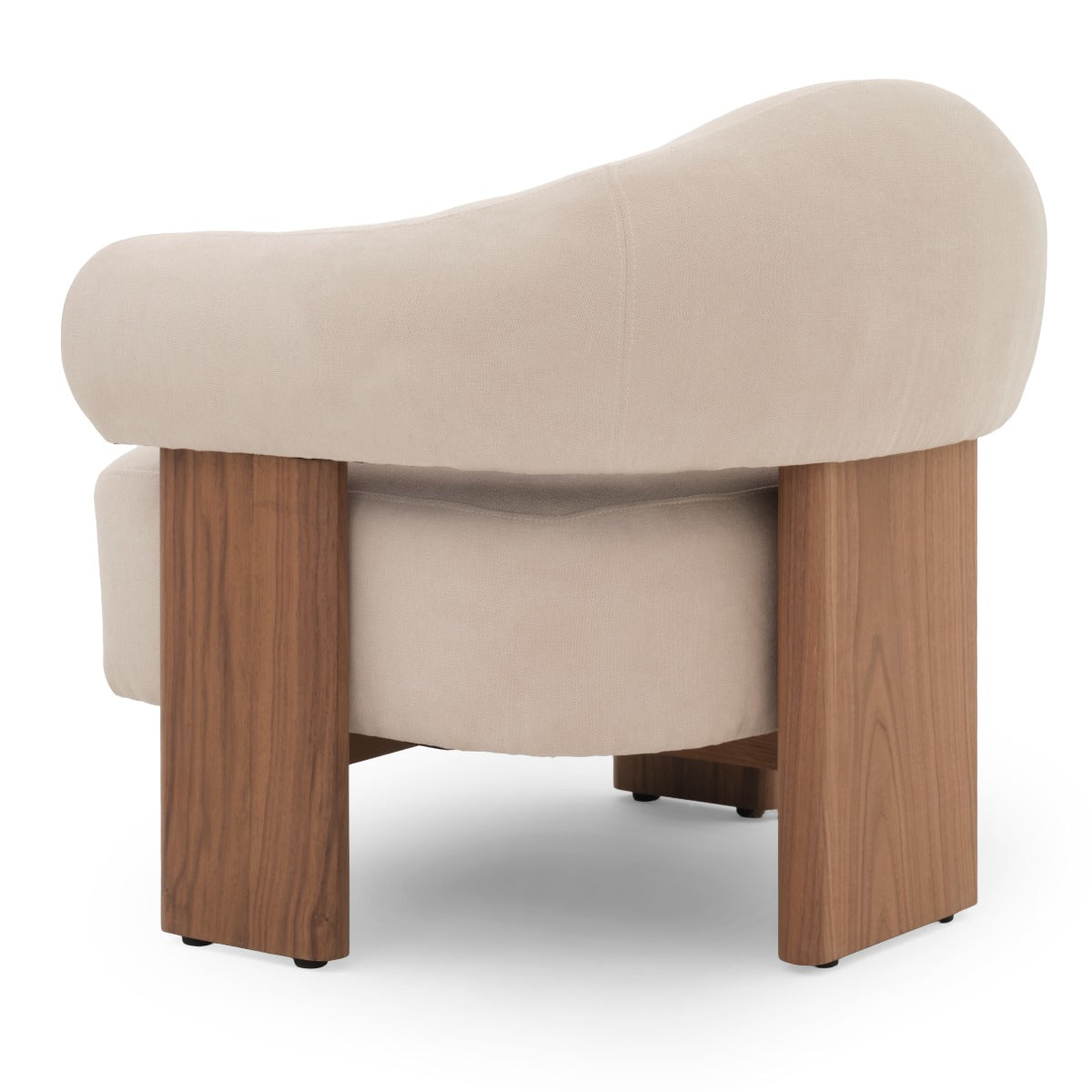 Emily Fabric Accent Chair Beige