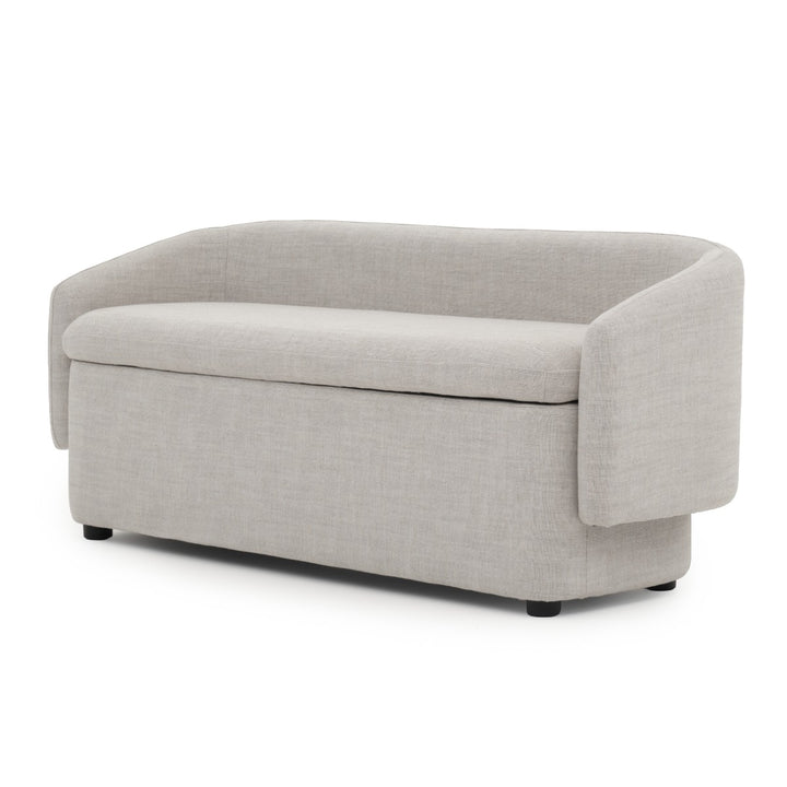 Nadima Bench with Storage Beige