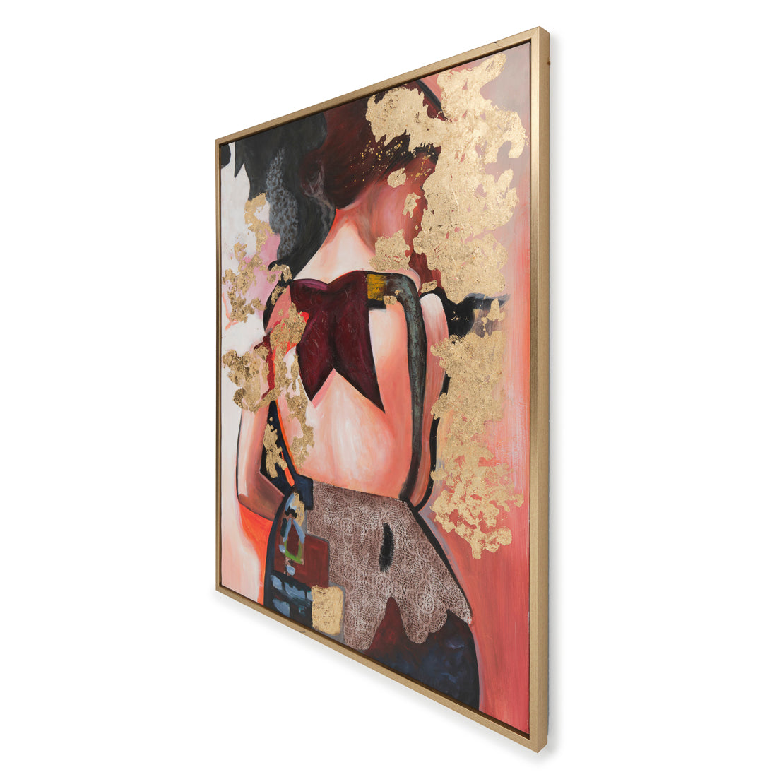 Warmella Painting on Canvas Red