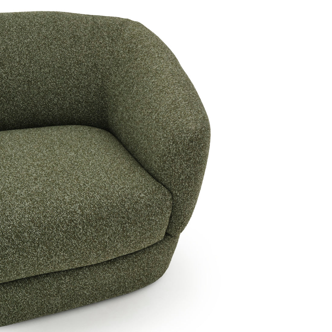 Nesla Fabric Sofa Dark Green