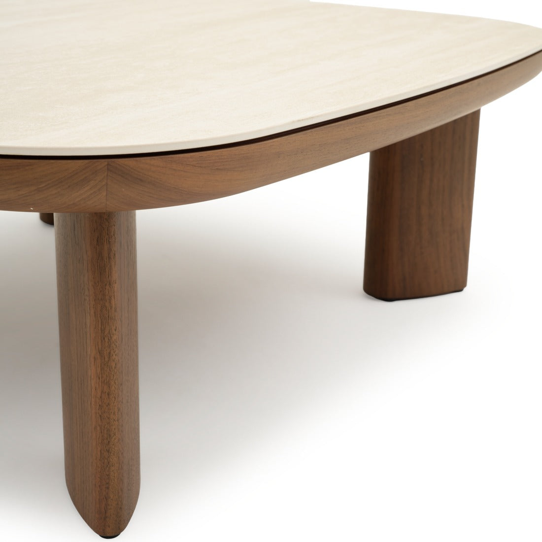 Navani Ceramic Coffee Table Light Brown
