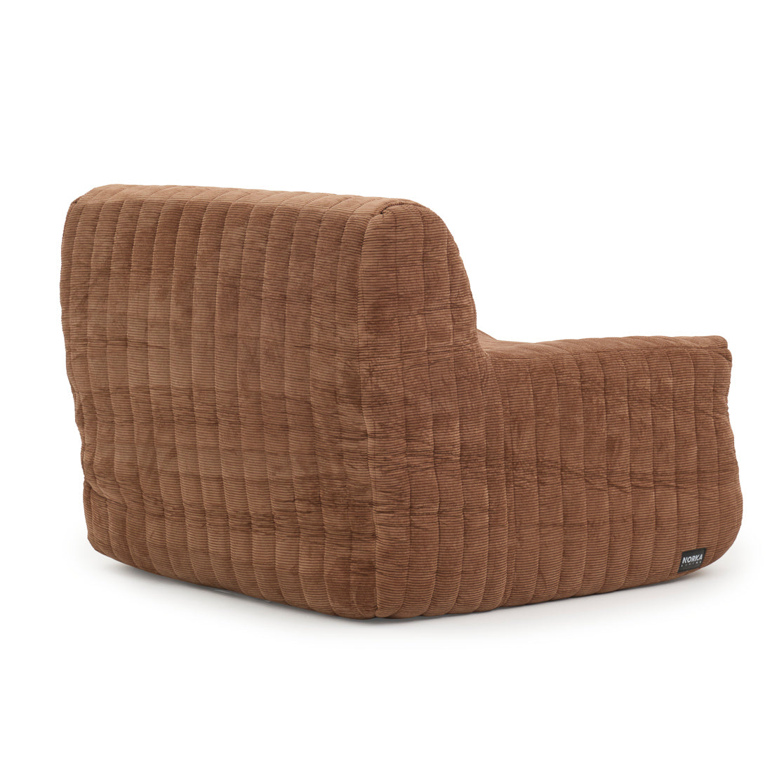 Esmina Fabric Accent Chair Dark Brown