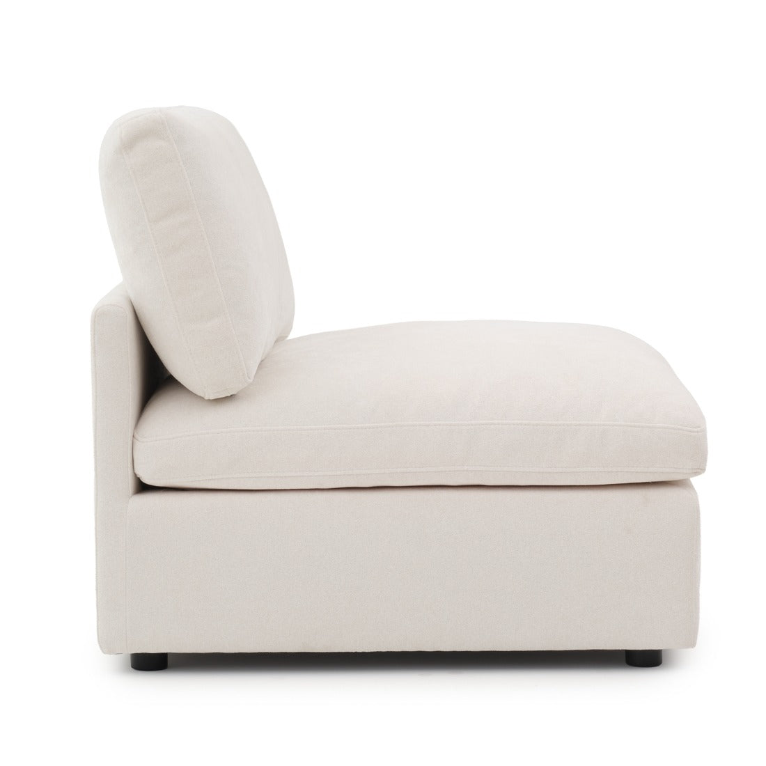 Emiliana Modular Armless Chair Beige