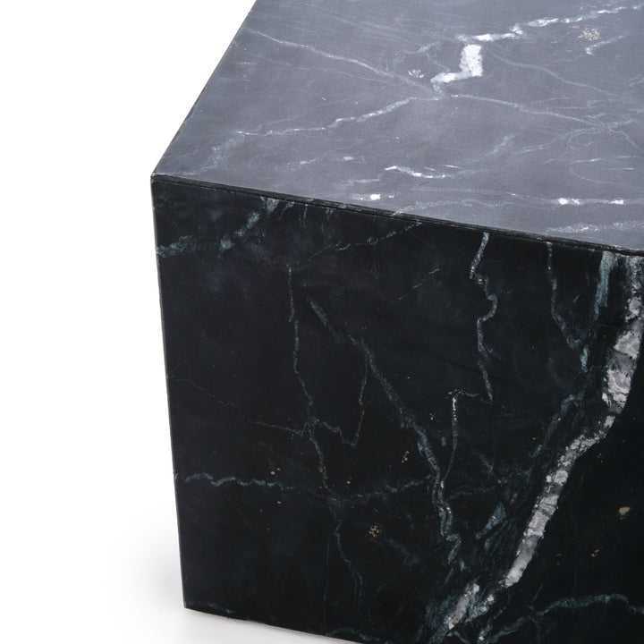 Nabby Marble Coffee Table Black