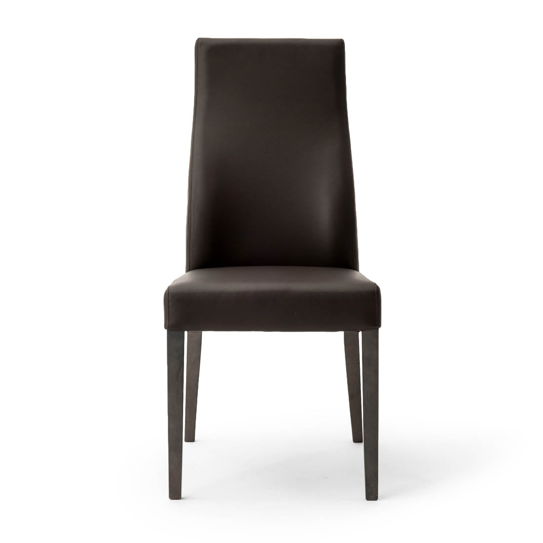 Jennifer Leather Chair Dark Brown