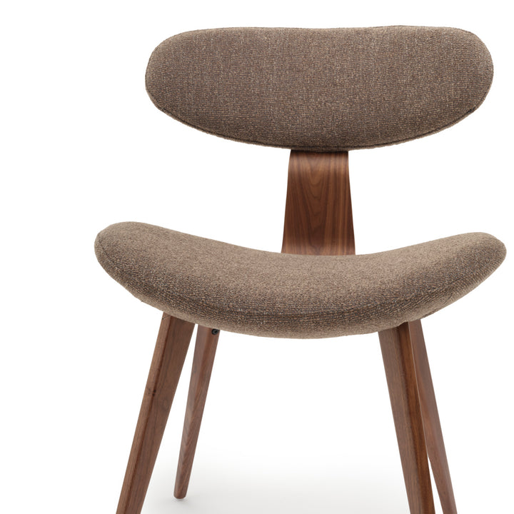 Witten Fabric Chair Dark Brown
