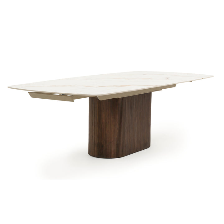 Esmeralda Extendable Dining Table White