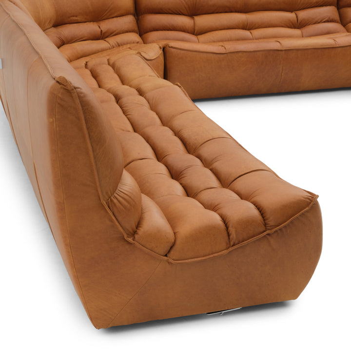 Nesto Leather Modular Set Cognac
