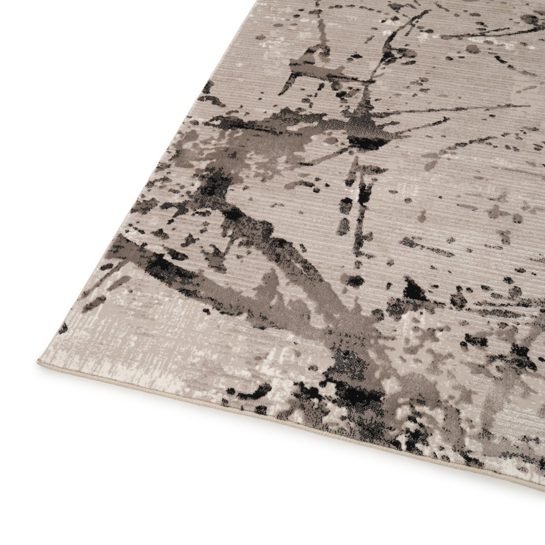 Ekkina Area Rug Black & White