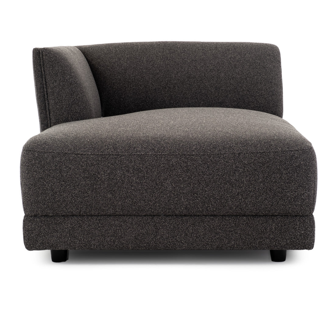 Nathan Modular Left Chaise Dark Grey