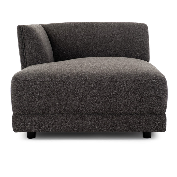 Nathan Modular Left Chaise Dark Grey