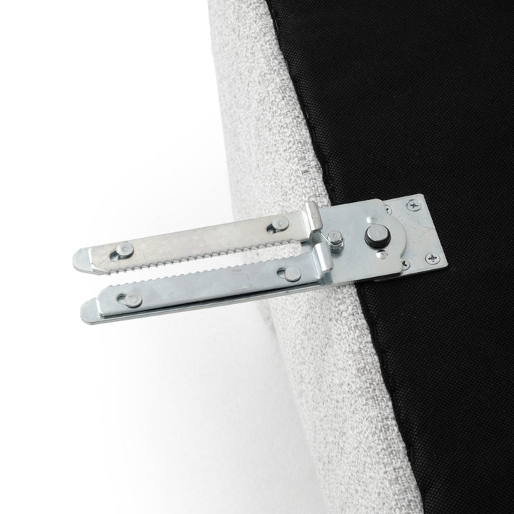 Nash Modular Left Chair Light Grey