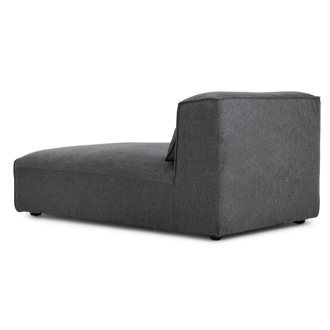 Ellemia Modular Armless Chaise Dark Grey