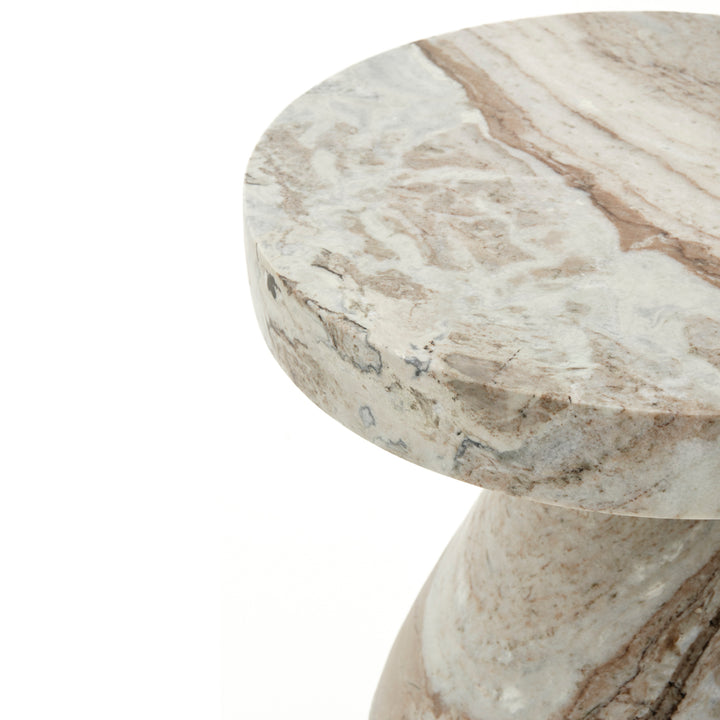 Wrenlee Marble Accent Table Beige