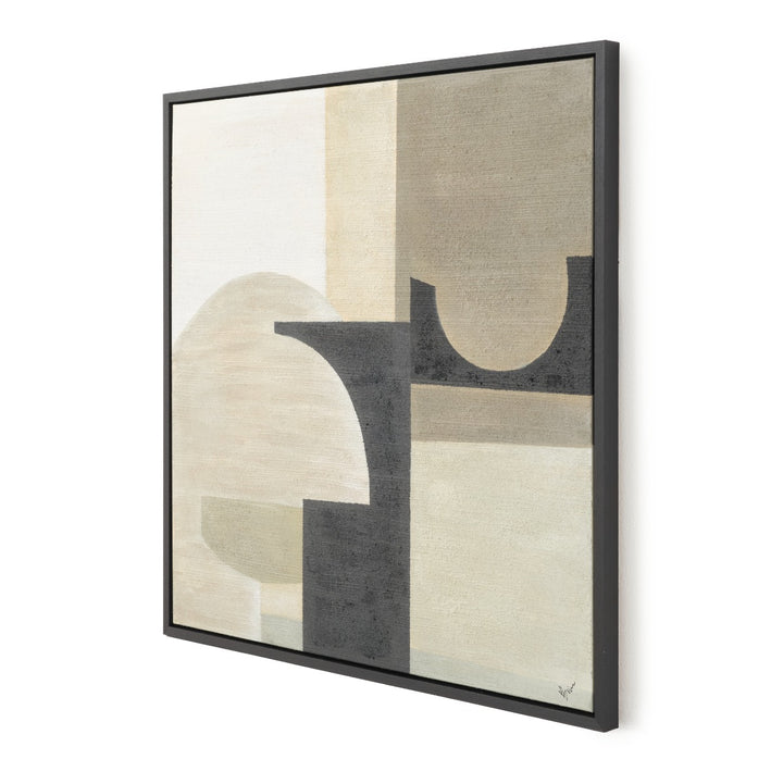 Elady Painting on Canvas Black