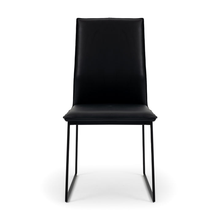 Wara Leather Chair Black