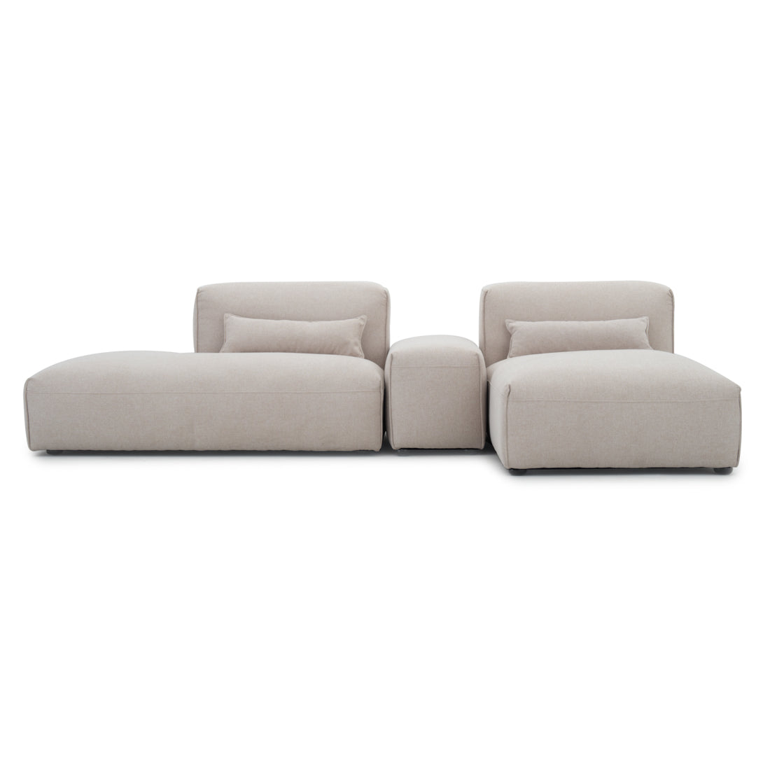 Ellemia Fabric Modular Set Beige
