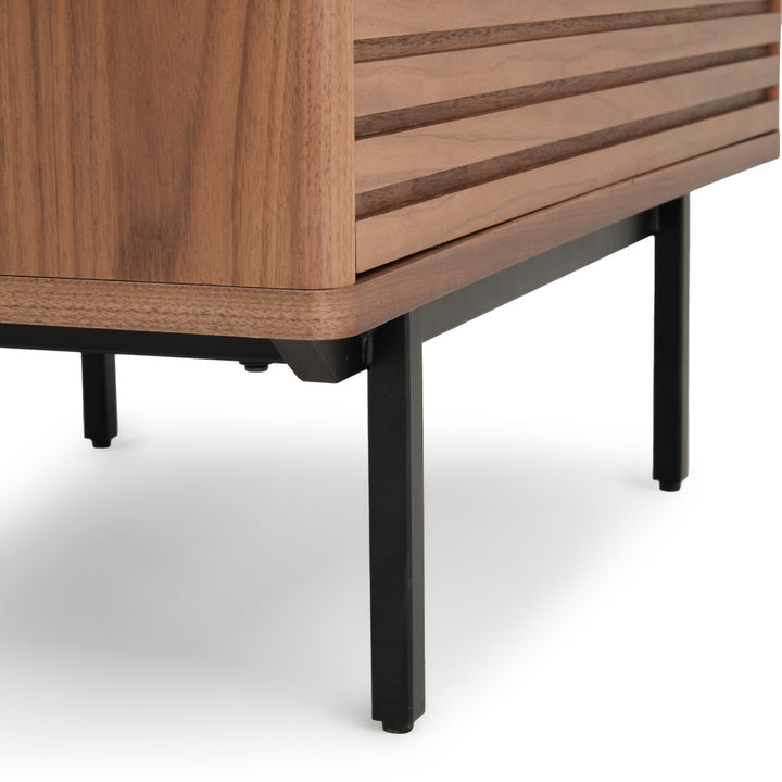 Ezio 5-Drawer Chest Dark Brown
