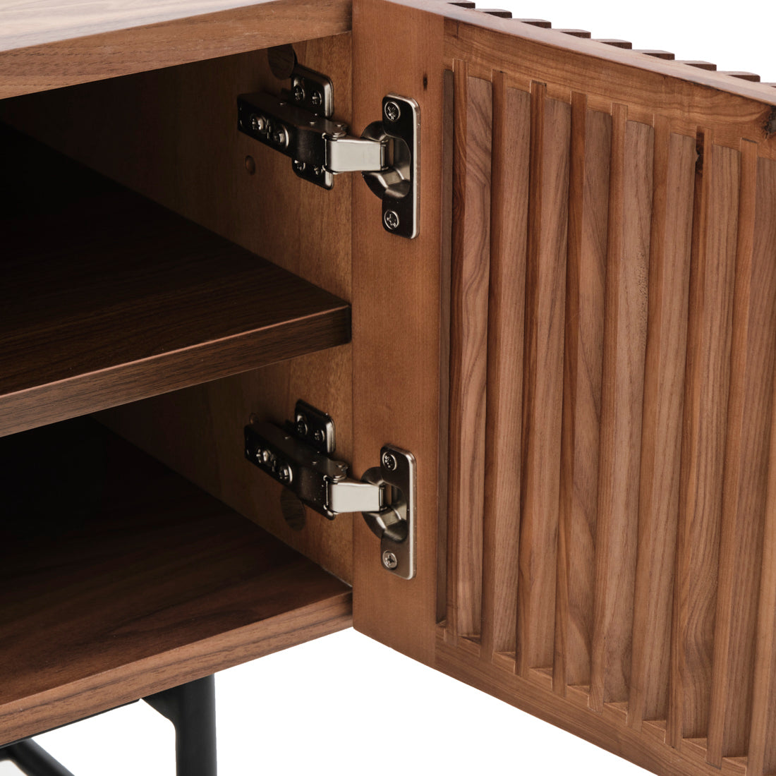 Easton TV and Entertainment Unit Dark Brown