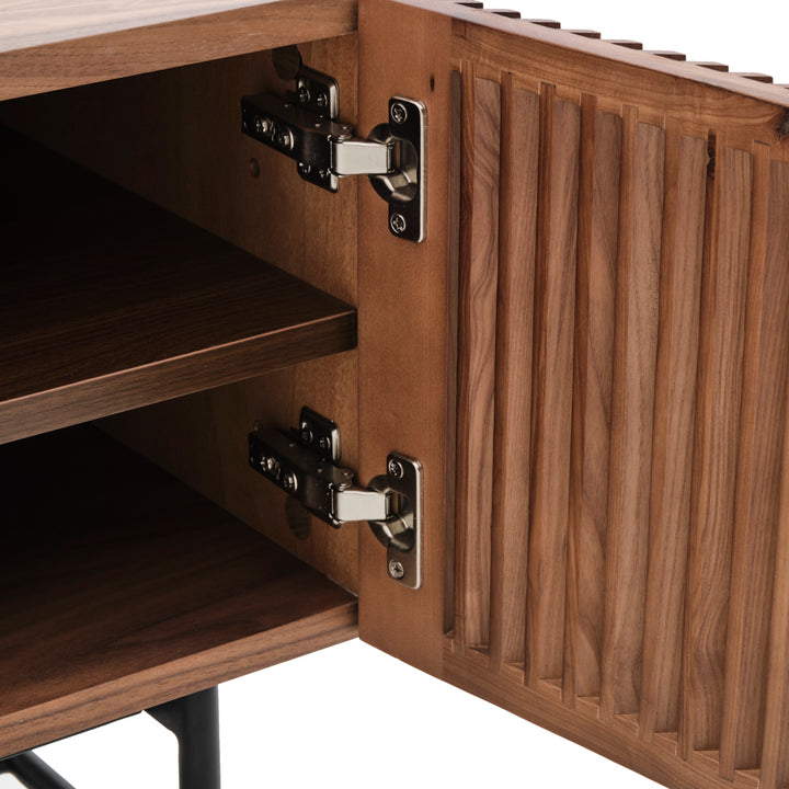 Easton TV and Entertainment Unit Dark Brown