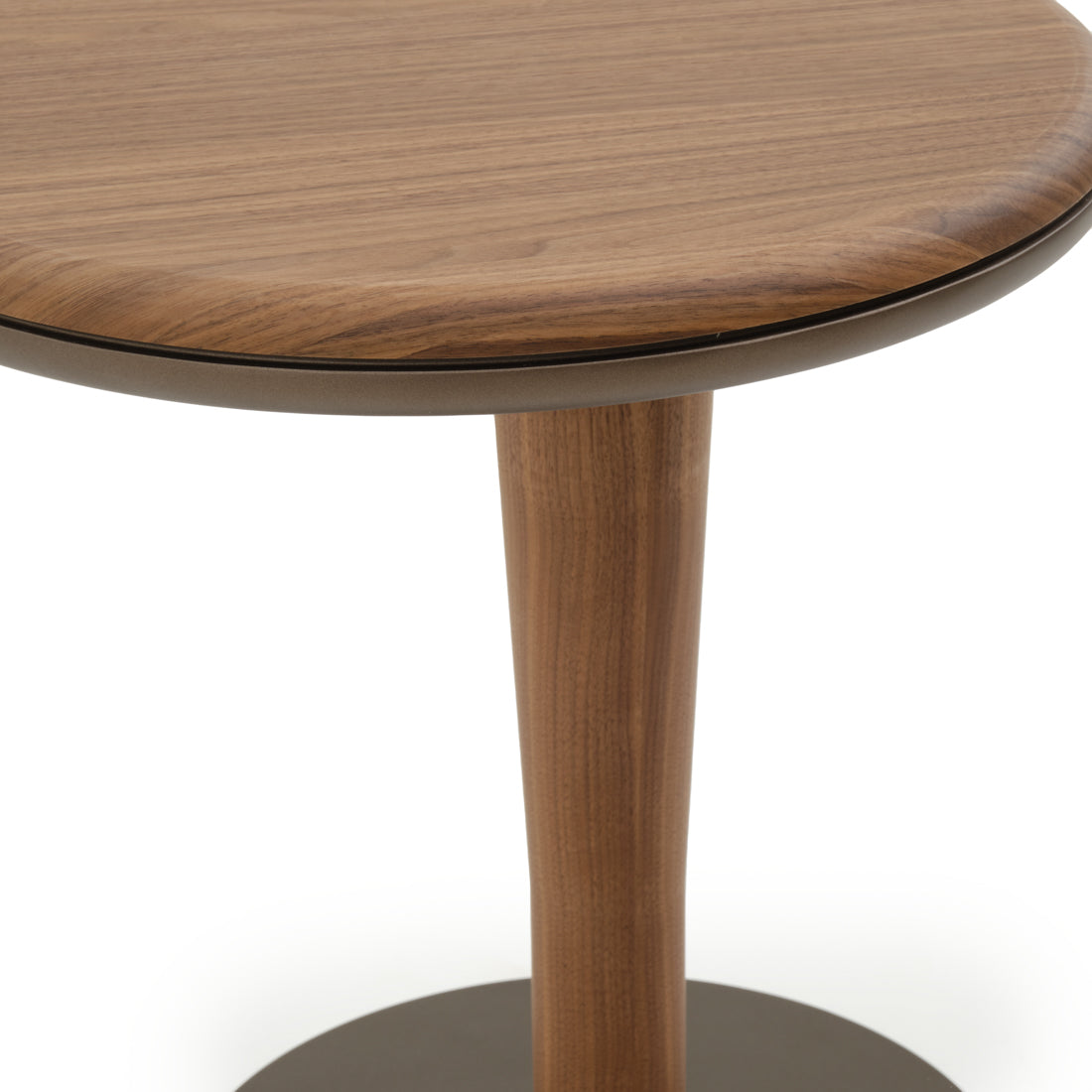 Nami Wood End Table Dark Brown