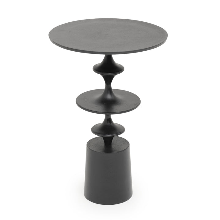 Esdra Metal Accent Table Black