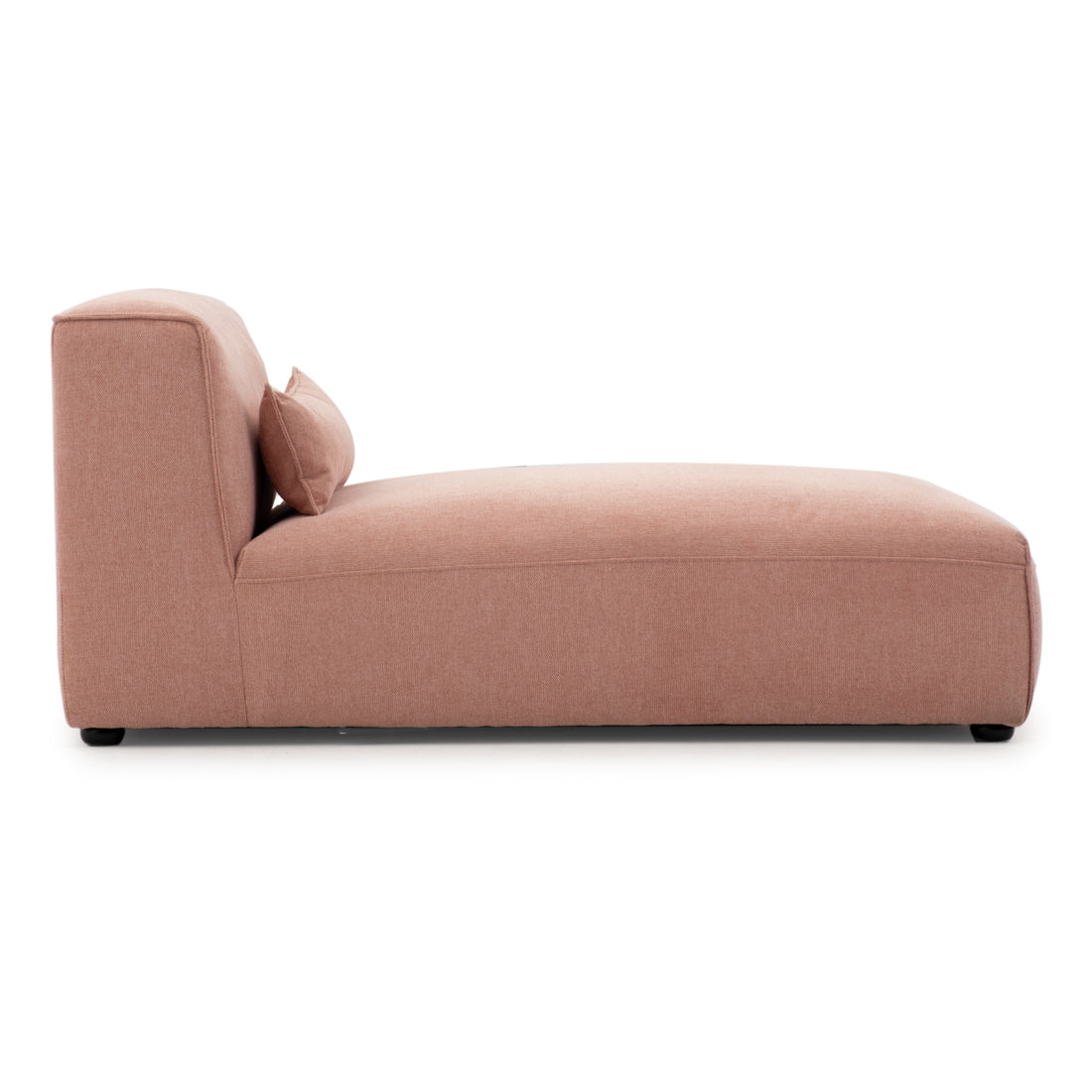 Ellemia Modular Armless Chaise Pink