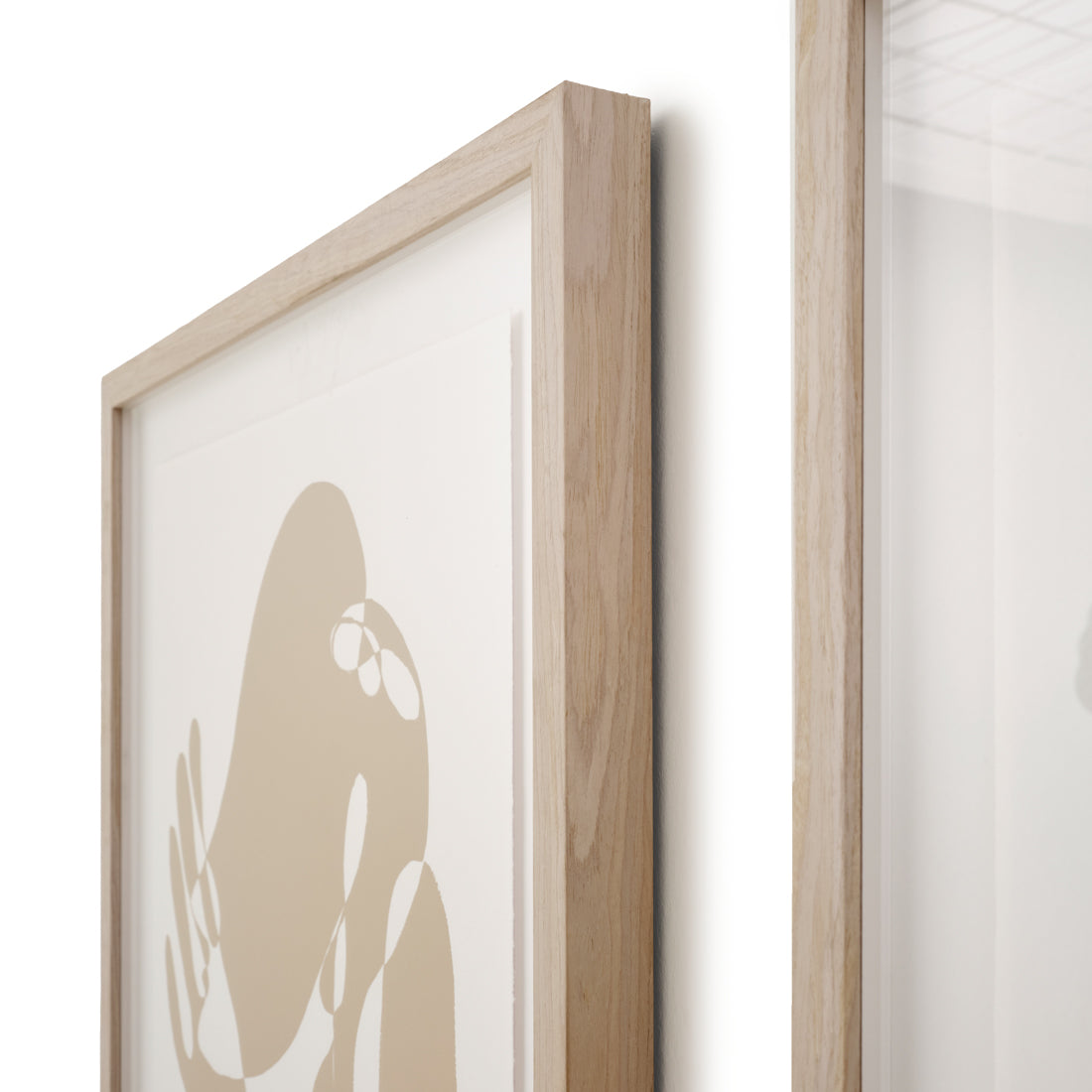 Nacy Print on Canvas Beige
