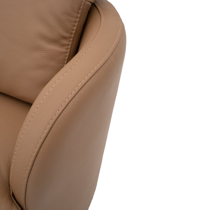 Wedia Swivel Accent Chair Cognac