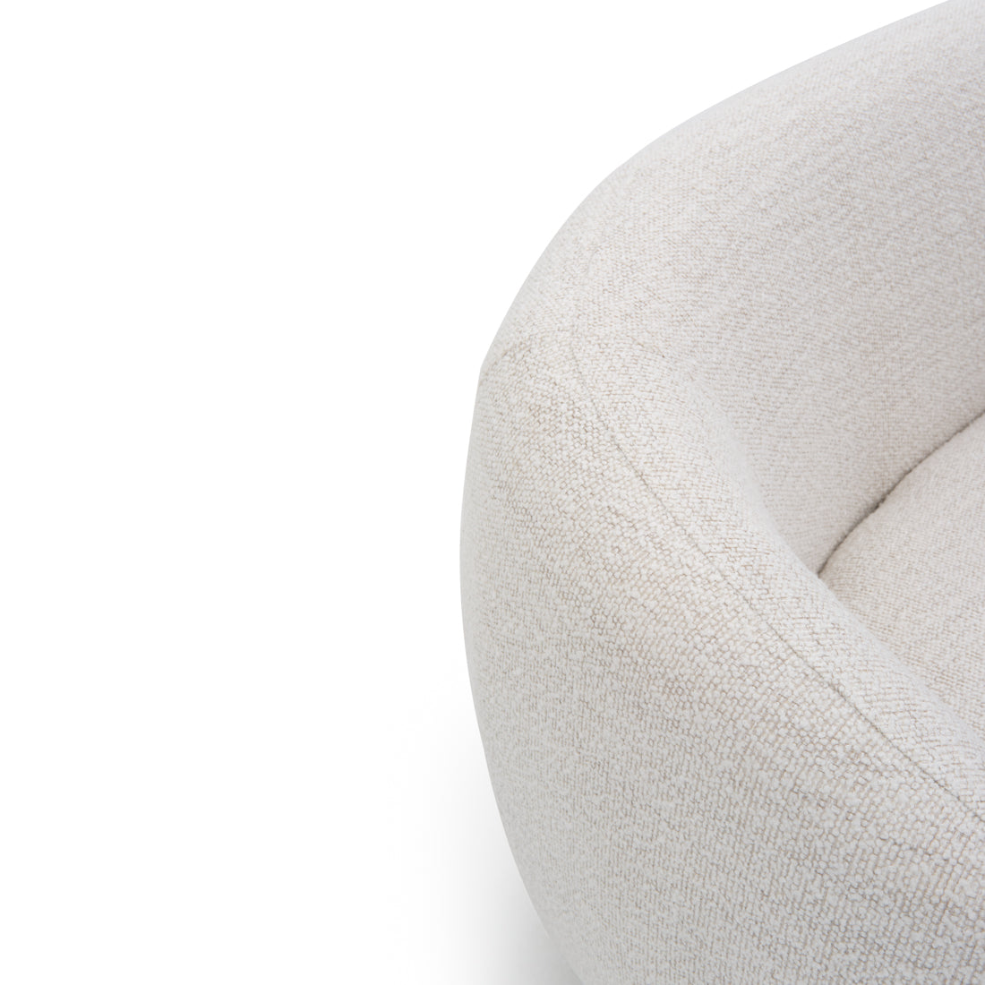 Sorena Fabric Loveseat Off White